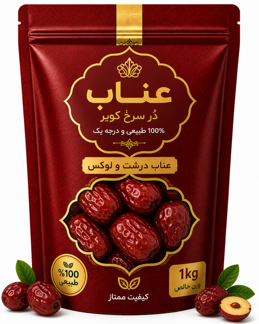 عناب درشت لاکچری دُر سرخ کویر
