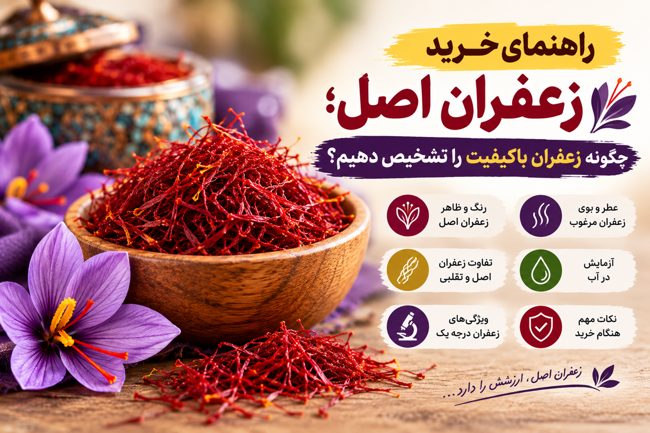 راهنمای خرید زعفران اصل؛ چگونه زعفران باکیفیت را تشخیص دهیم؟